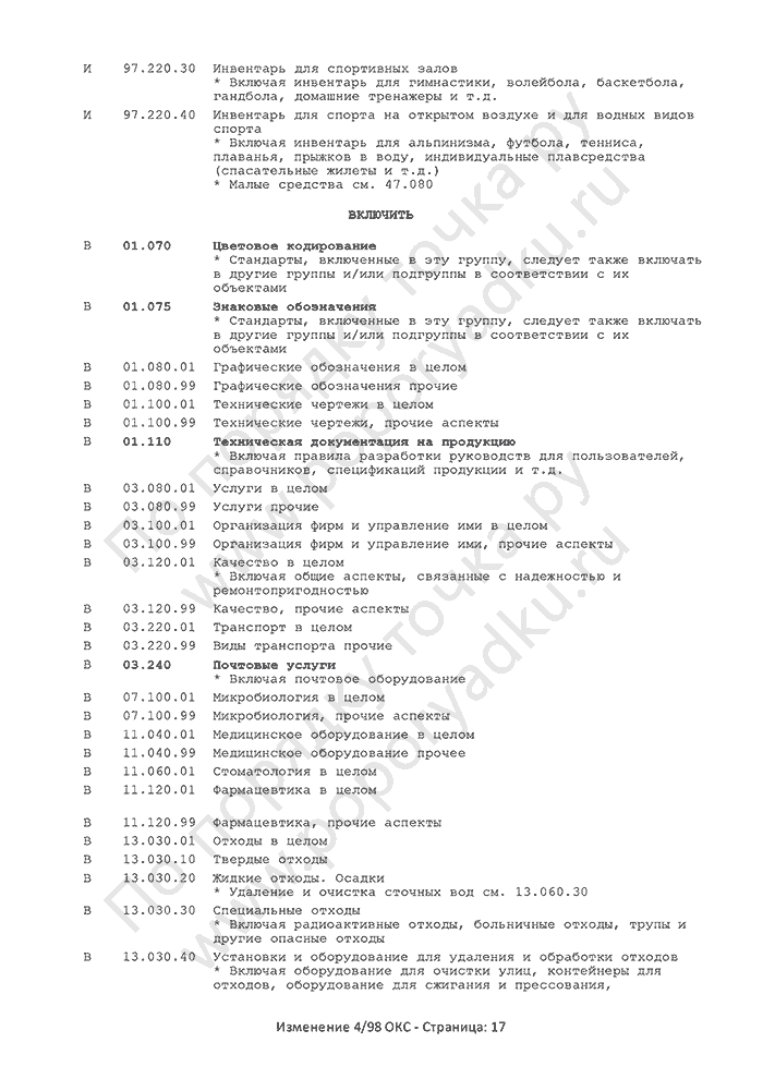 Изменение 4/98 ОКС (страница 17)