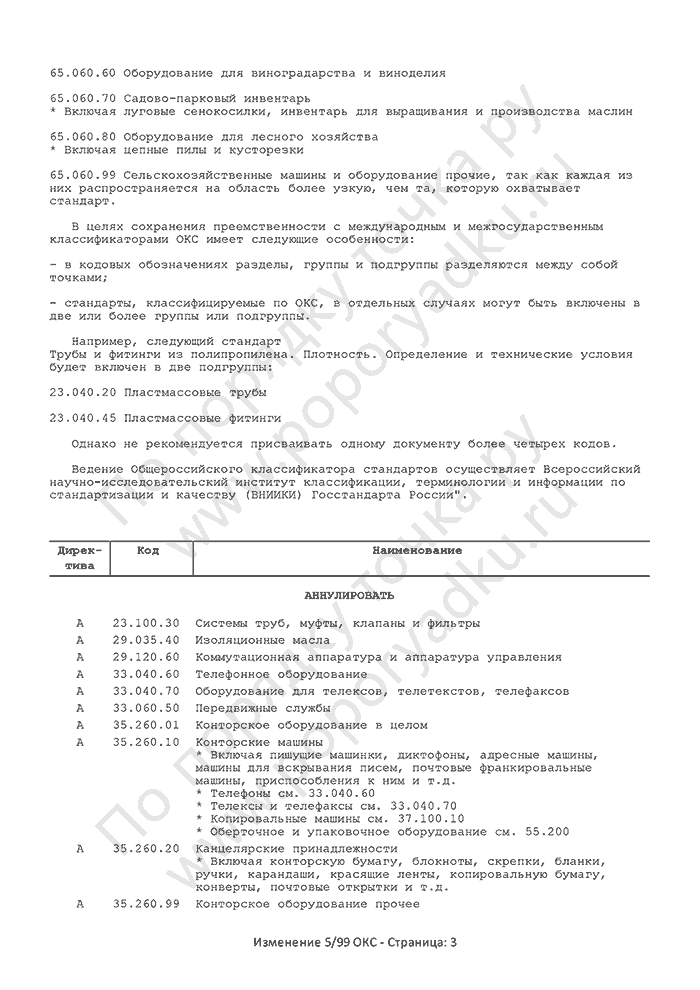 Изменение 5/99 ОКС (страница 3)