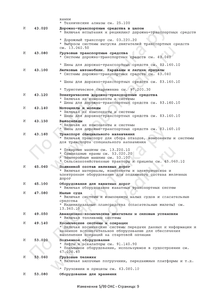 Изменение 5/99 ОКС (страница 9)
