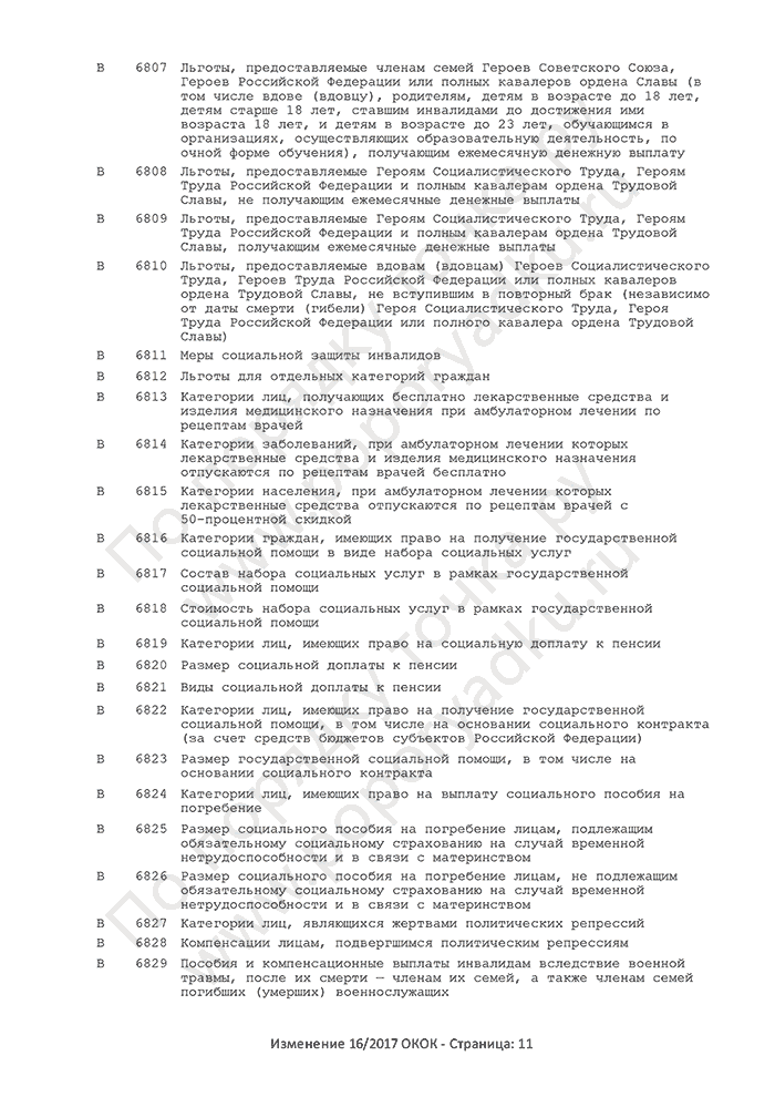 Изменение 16/2017 ОКОК (страница 11)