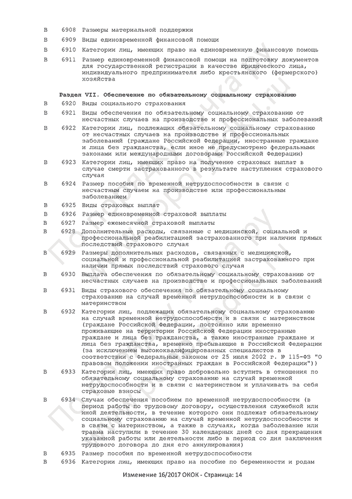 Изменение 16/2017 ОКОК (страница 14)