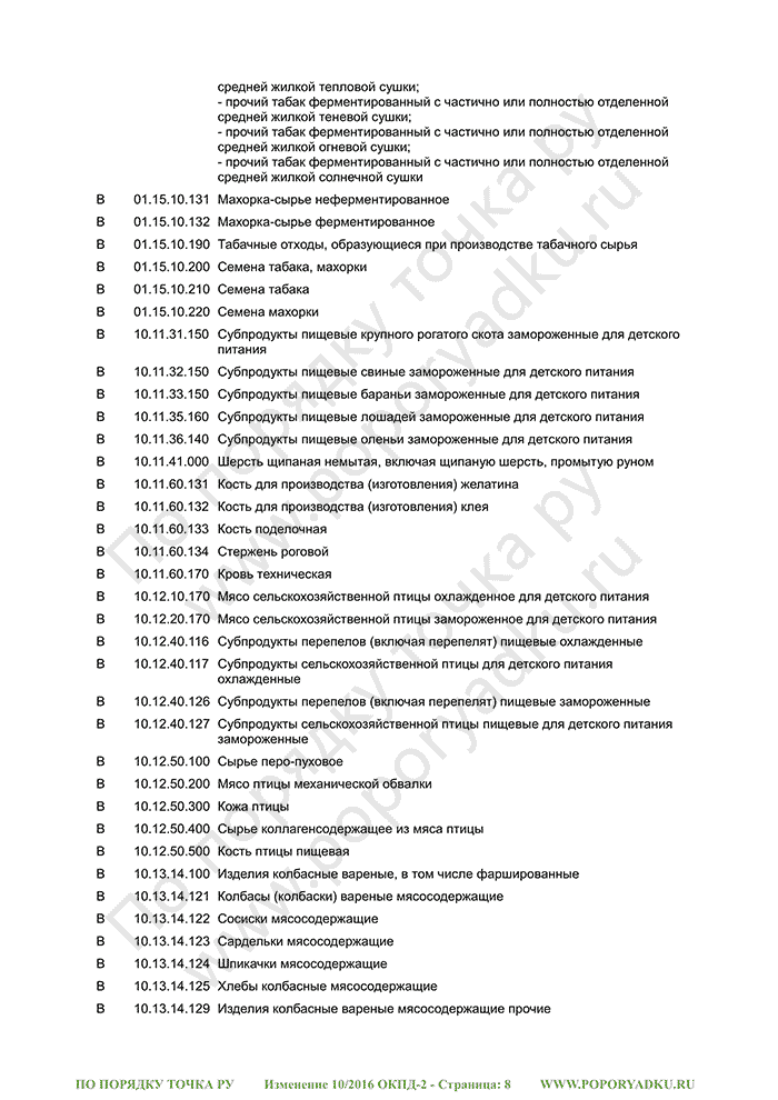 Изменение 10/2016 ОКПД-2 (страница 8)