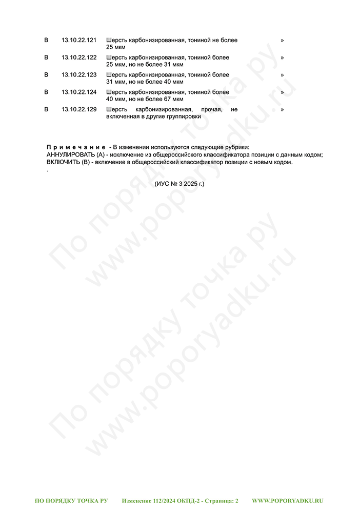 Изменение 112/2024 ОКПД-2 (страница 2)