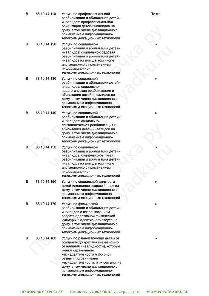 Изменение 122/2025 ОКПД-2 (страница 11)