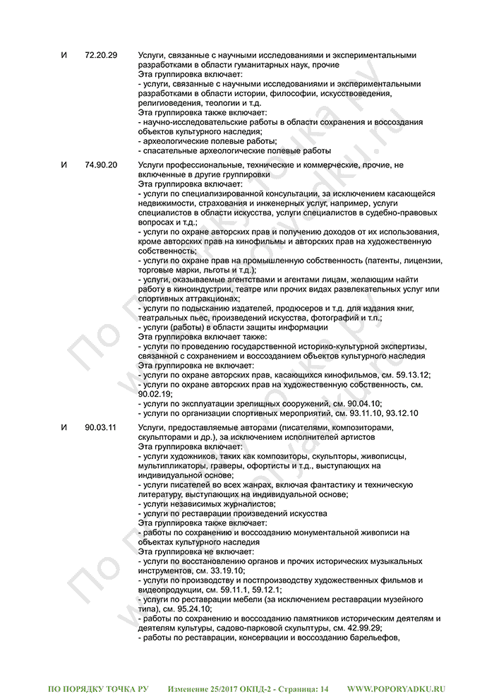 Изменение 25/2017 ОКПД-2 (страница 14)