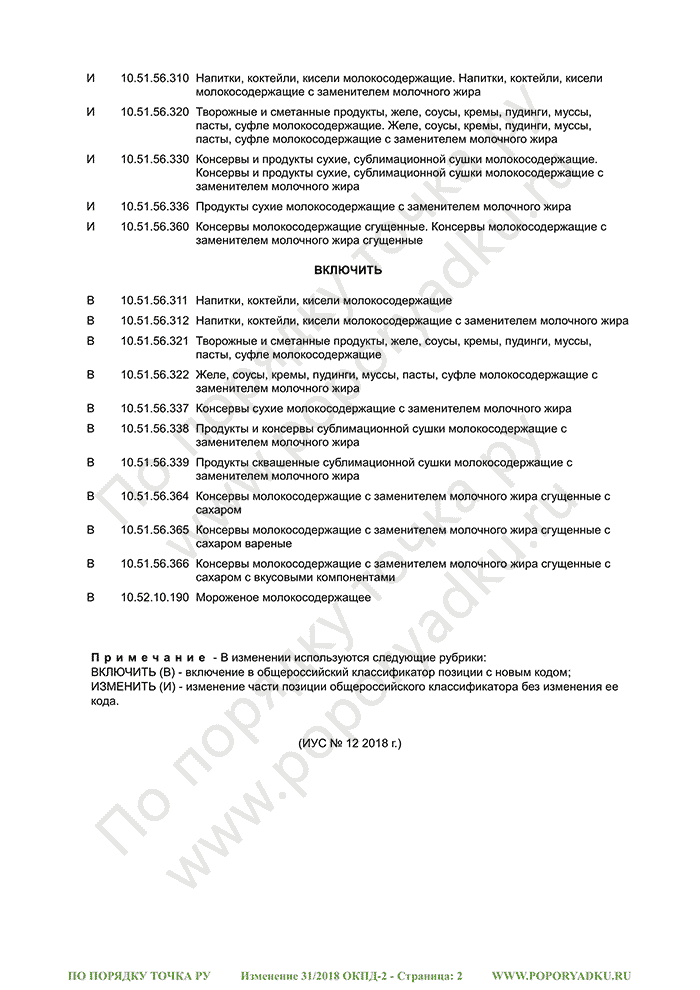 Изменение 31/2018 ОКПД-2 (страница 2)