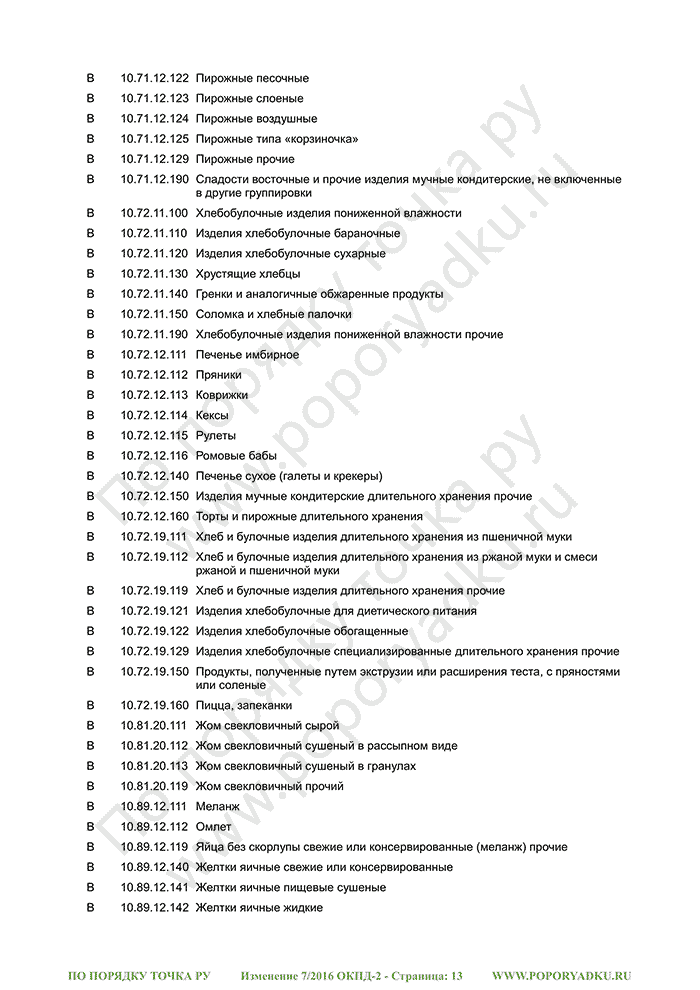 Изменение 7/2016 ОКПД-2 (страница 13)