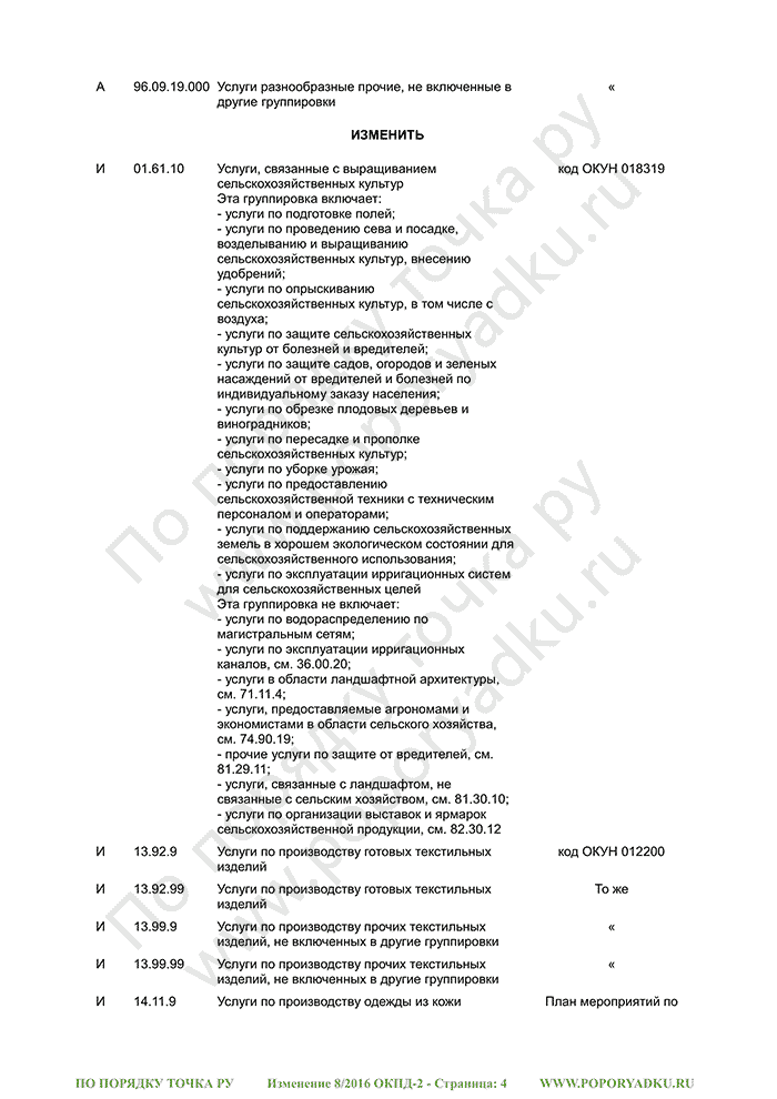 Изменение 8/2016 ОКПД-2 (страница 4)