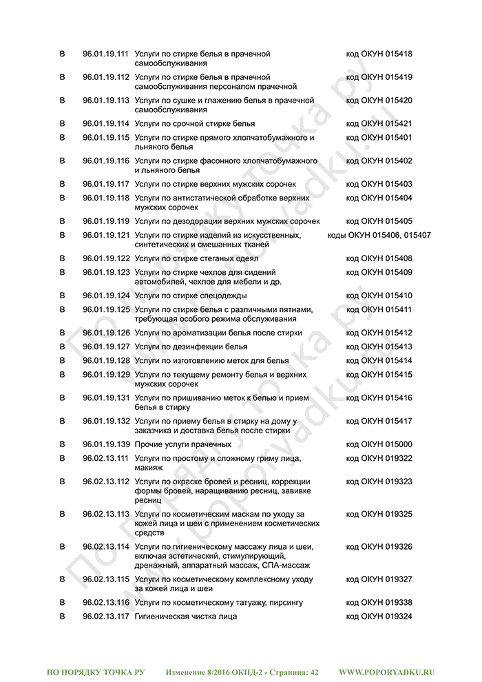 Изменение 8/2016 ОКПД-2 (страница 42)