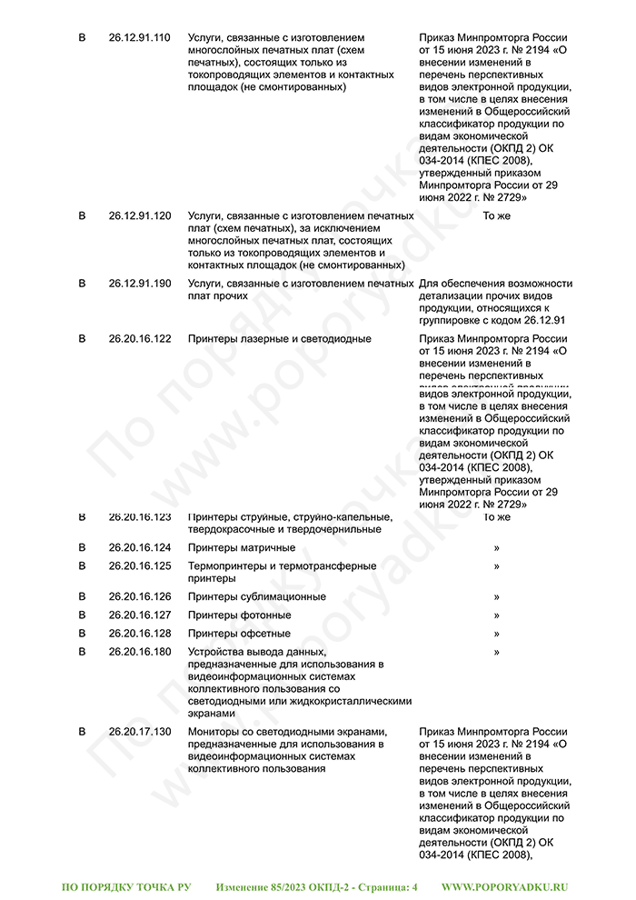 Изменение 85/2023 ОКПД-2 (страница 4)