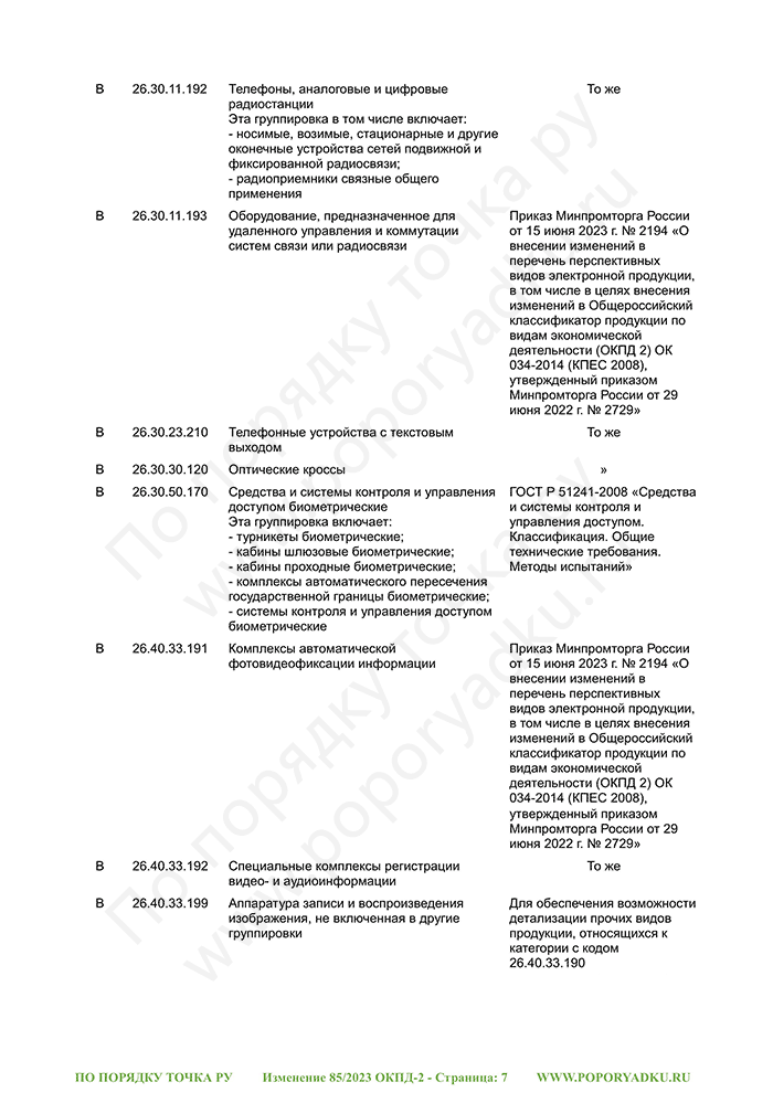 Изменение 85/2023 ОКПД-2 (страница 7)